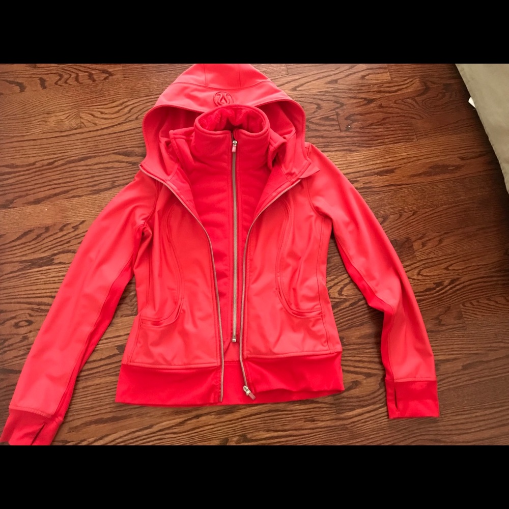 Lululemon Uba Hoodie Jacket SE Love Red Softshell